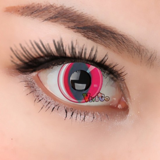 A-CL201 RED CATEYE COSPLAY COLOR CONTACT LENS (2PCS/PAIR) A-CL201 RED CATEYE COSPLAY COLOR CONTACT LENS (2PCS/PAIR)