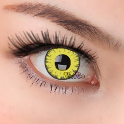 A-CL261 DEVIL YELLOW COLOR CONTACT LENS (2PCS/PAIR)