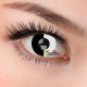 A-CL303 BLACK WHITE COSPLAY COLOR CONTACT LENS (2PCS/PAIR)