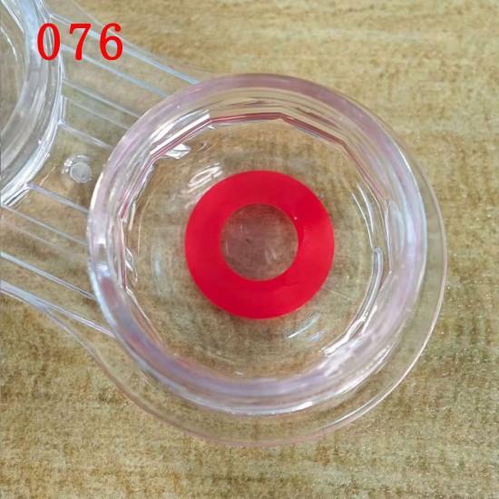 A-CL076 RED RING COSPLAY COLOR CONTACT LENSES (2PCS/PAIR)