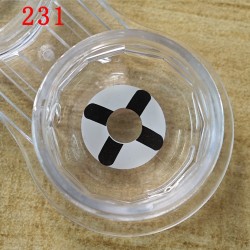 A-CL231 BLACK CROSS COSPLAY COLOR CONTACT LENS (2PCS/PAIR)