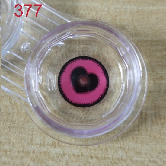 A-CL377 CANDY HEART COSPLAY COLOR CONTACT LENS (2PCS/PAIR) A-CL377 CANDY HEART COSPLAY COLOR CONTACT LENS (2PCS/PAIR)