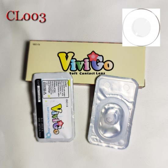 A-CL003 WHITE RING COSPLAY COLOR CONTACT LENSES (2PCS/PAIR)