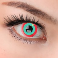 A-CL124 GREEN RED DOLLS COSPALY COLOR CONTACT LENS (2PCS/PAIR)