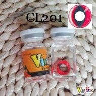A-CL201 RED CATEYE COSPLAY COLOR CONTACT LENS (2PCS/PAIR)
