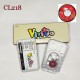 A-CL218 RED CRACK COSPLAY COLOR CONTACT LENS (2PCS/PAIR)