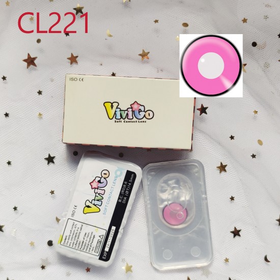 A-CL221 PINK MANSON COSPLAY COLOR CONTACT LENS (2PCS/PAIR)