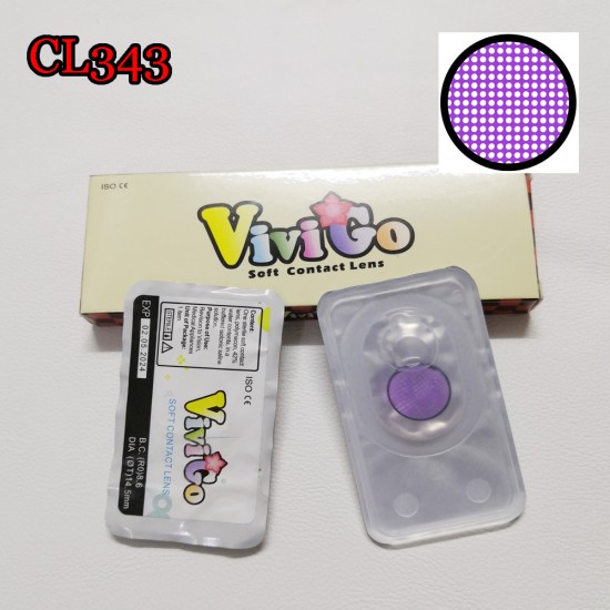 A-CL343 VIOLET MESH MANSON COSPLAY COLOR CONTACT LENS (2PCS/PAIR)