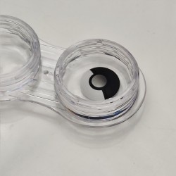 A-CL303 BLACK WHITE COSPLAY COLOR CONTACT LENS (2PCS/PAIR)