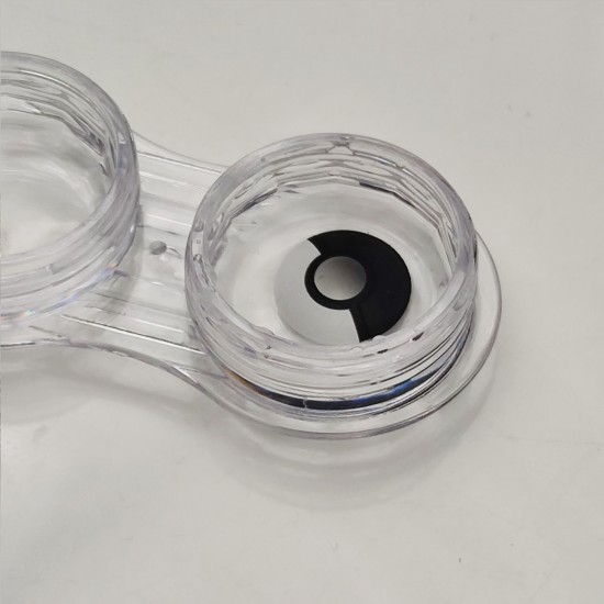 A-CL303 BLACK WHITE COSPLAY COLOR CONTACT LENS (2PCS/PAIR)